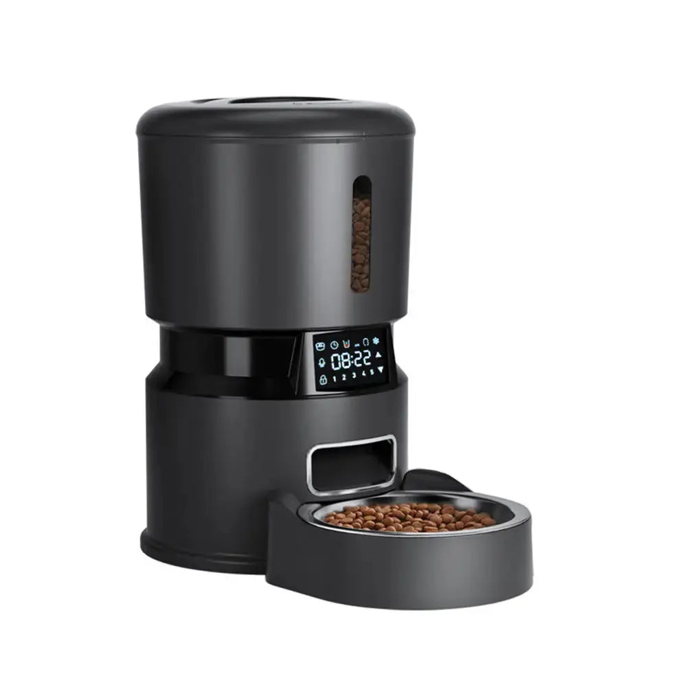 Distributeur automatique de croquettes 4L à écran tactile | Moustache & Cie Moustache & Cie