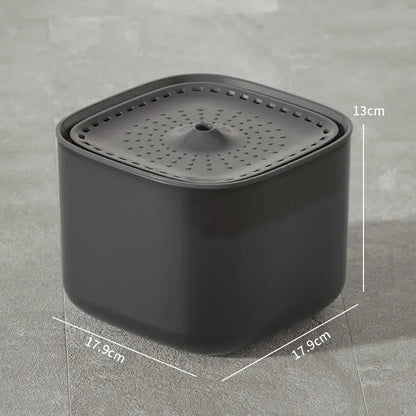 Fontaine à Eau pour Chat Stable – Format Cube, 3L, Silencieuse, Anti-Renversement Moustache & Cie