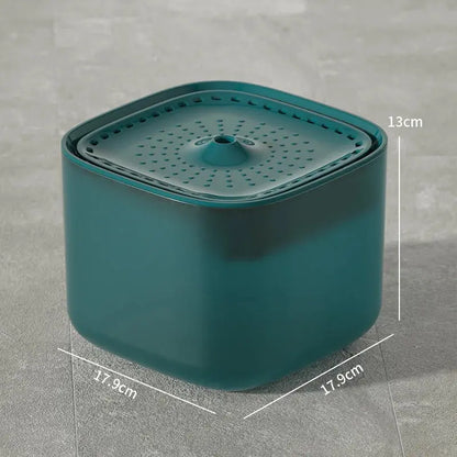 Fontaine à Eau pour Chat Stable – Format Cube, 3L, Silencieuse, Anti-Renversement Moustache & Cie