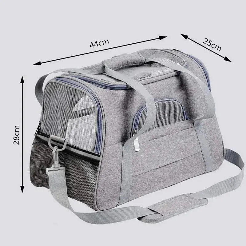 Sac de transport pour animaux de compagnie – confortable, respirant et sécurisé Moustache & Cie