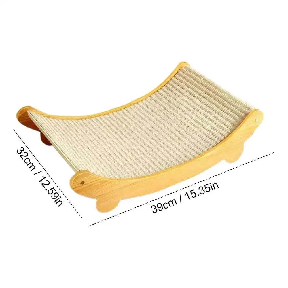 Lit-Griffoir en Sisal Surélevé Antidérapant Moustache & Cie