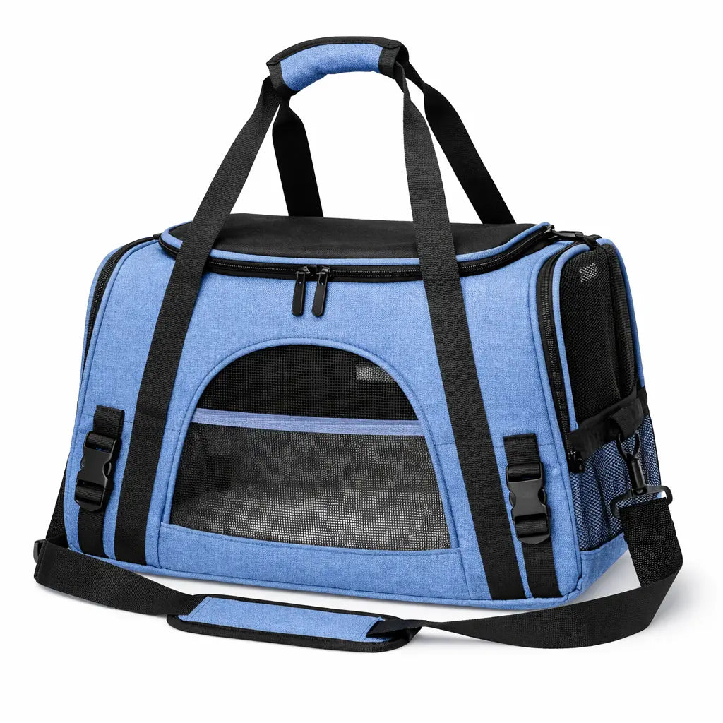 Sac de transport pour animaux de compagnie – confortable, respirant et sécurisé Moustache & Cie