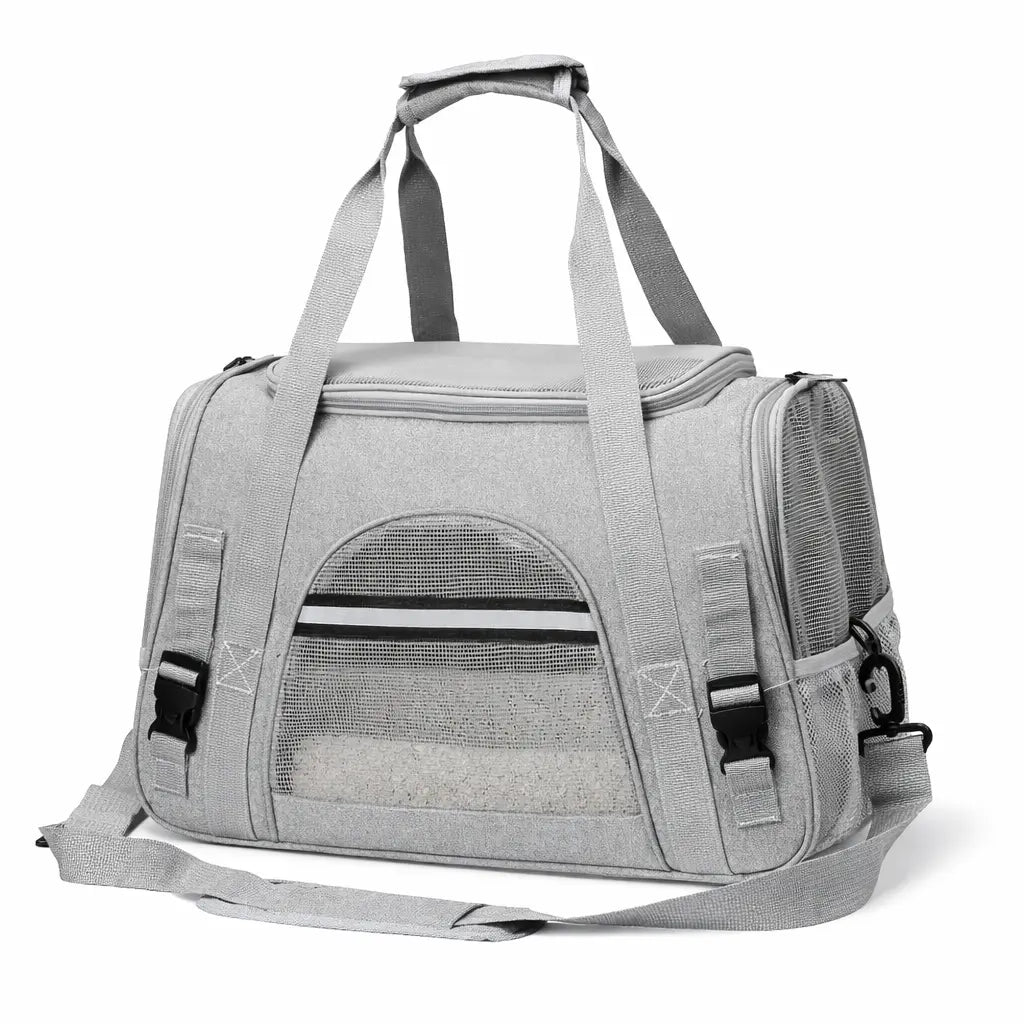 Sac de transport pour animaux de compagnie – confortable, respirant et sécurisé Moustache & Cie