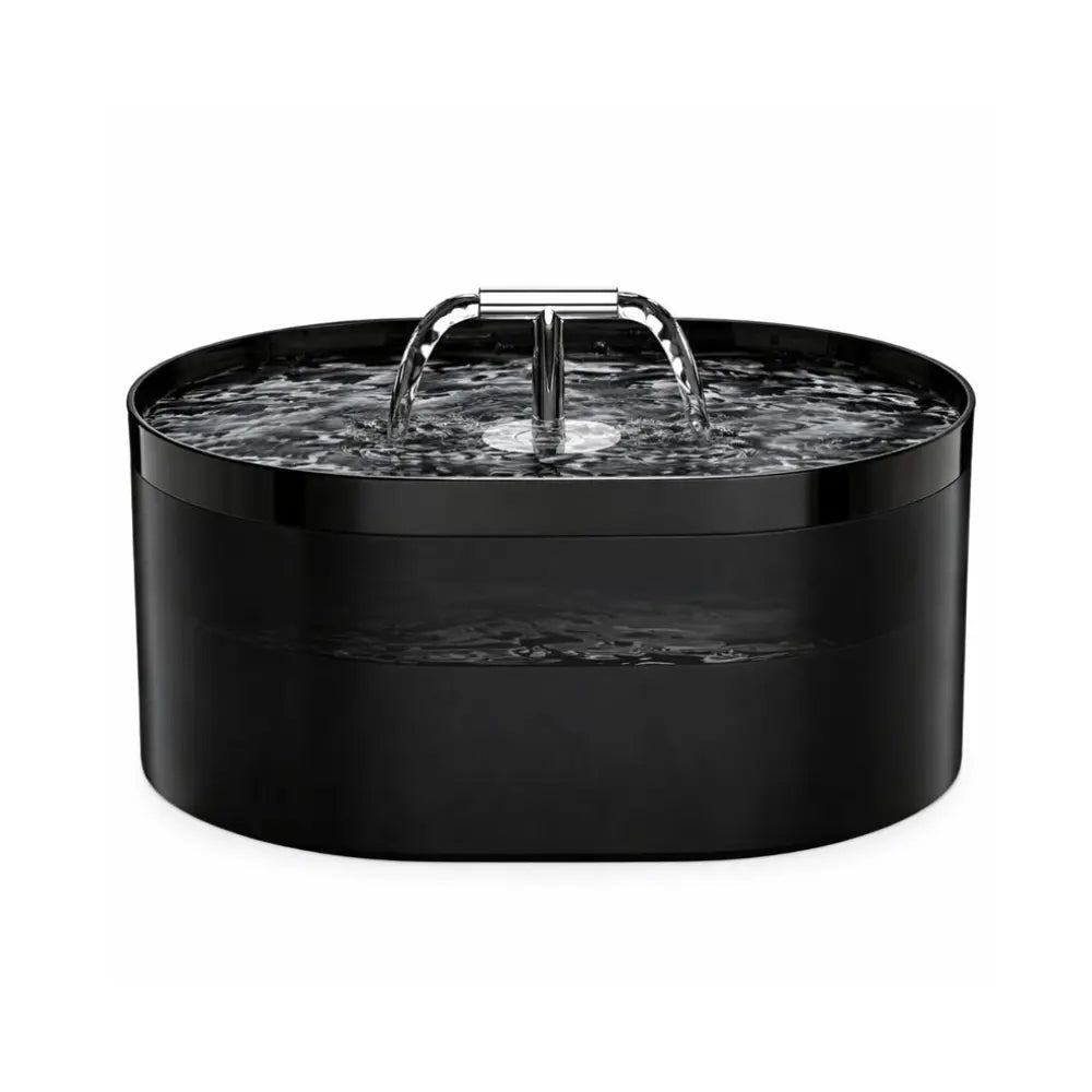 Fontaine à Eau pour Chat Silencieuse – 2,2L, Format Compact & Stable Moustache & Cie