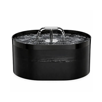 Fontaine à Eau pour Chat Silencieuse – 2,2L, Format Compact & Stable Moustache & Cie