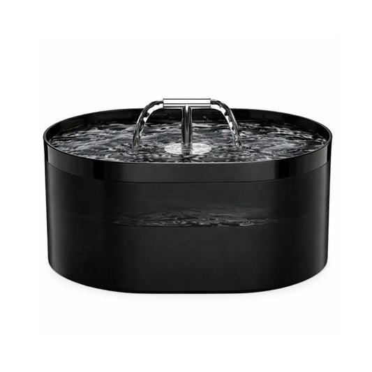 Fontaine à Eau pour Chat Silencieuse – 2,2L, Format Compact & Stable Moustache & Cie