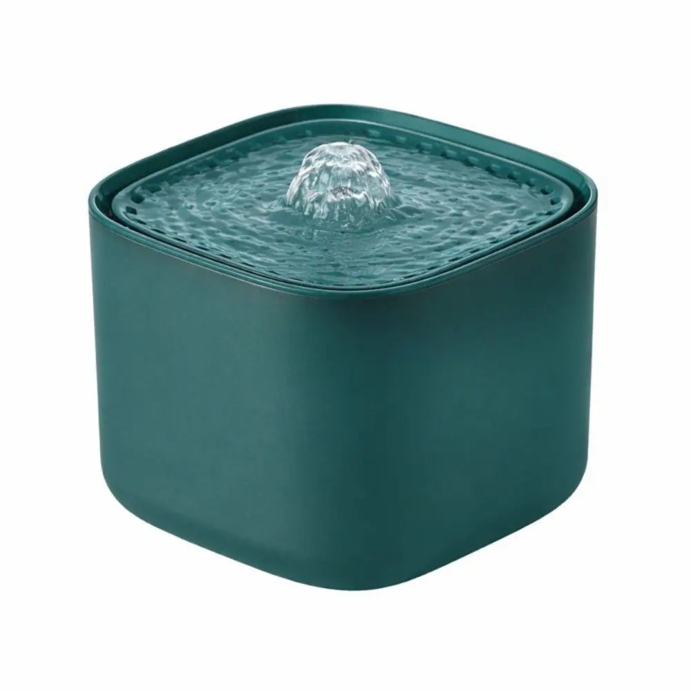 Fontaine à Eau pour Chat Stable – Format Cube, 3L, Silencieuse, Anti-Renversement Moustache & Cie