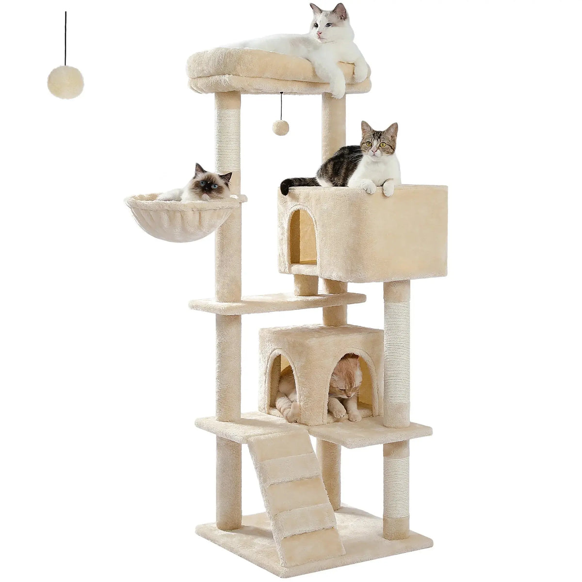 Arbre à chat Gaïa 143 cm Moustache & Cie