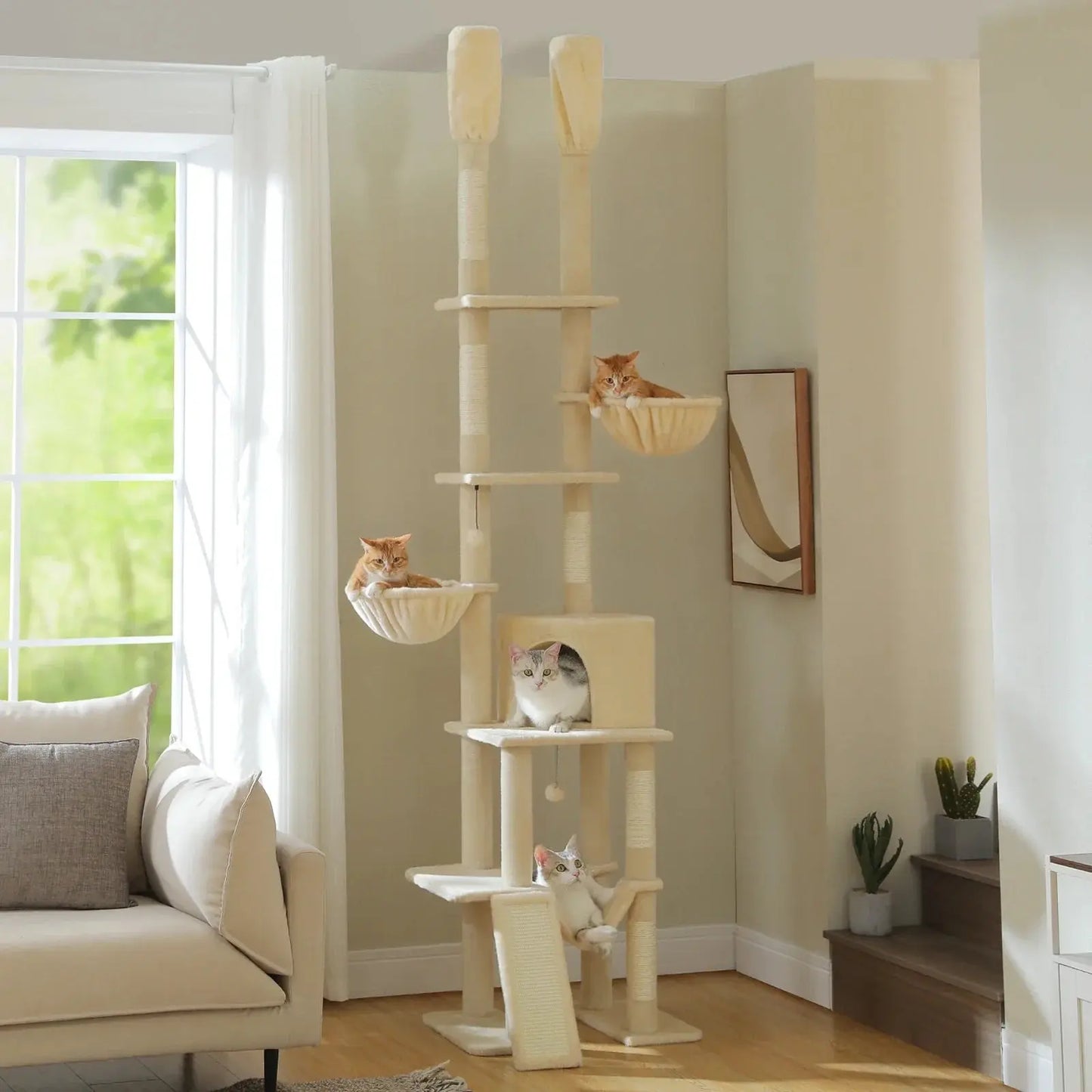 Arbre à chat Sylva ajustable Moustache & Cie