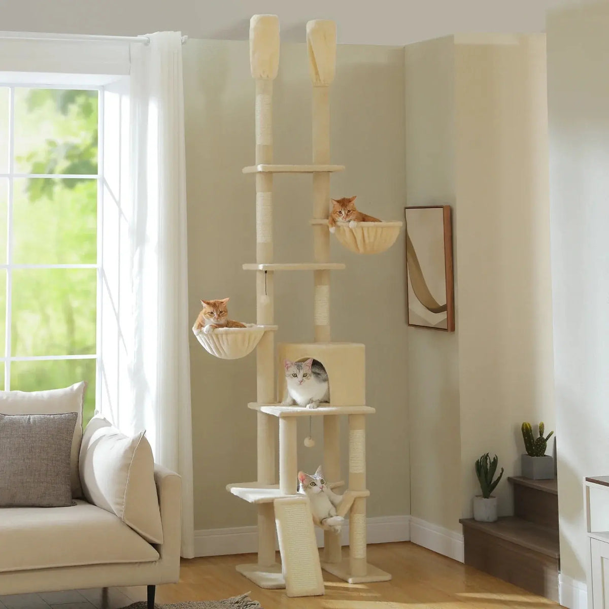 Arbre à chat Sylva ajustable Moustache & Cie