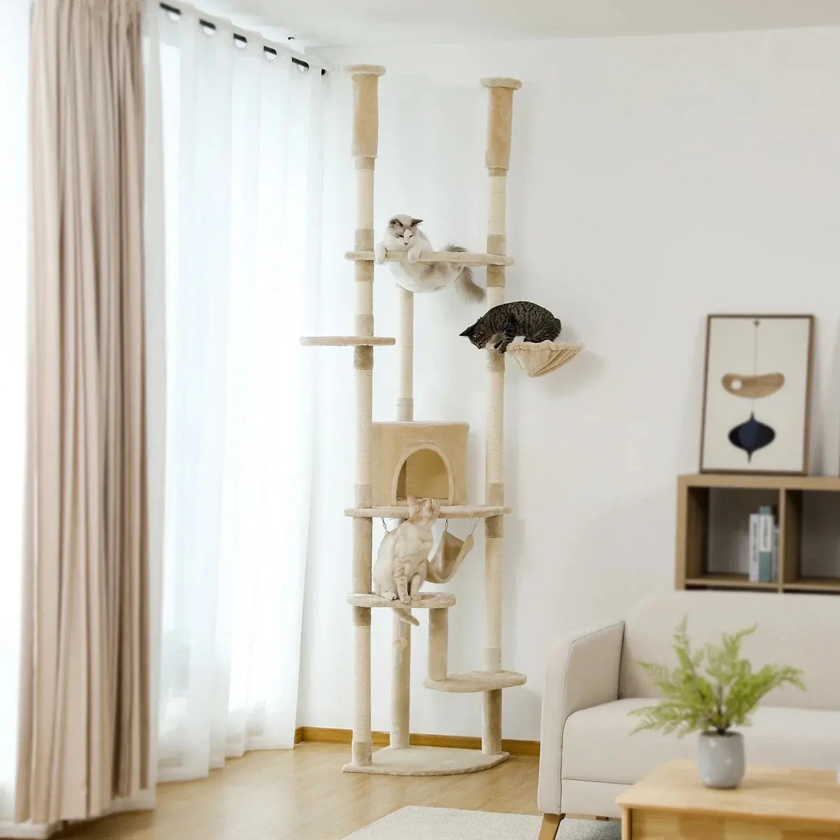 Arbre à chat Félinova ajustable Moustache & Cie