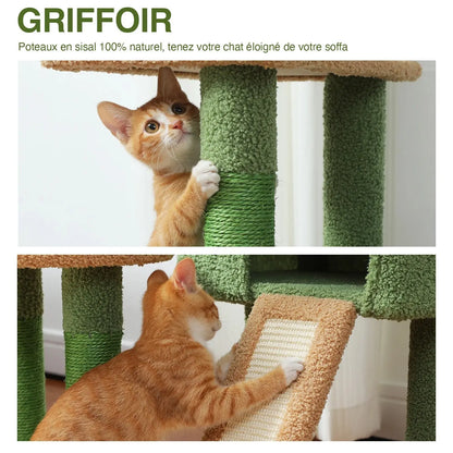 Arbre à chat Onyx 135 cm Moustache & Cie