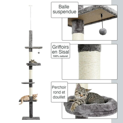 Arbre à chat Altura 274 cm Moustache & Cie