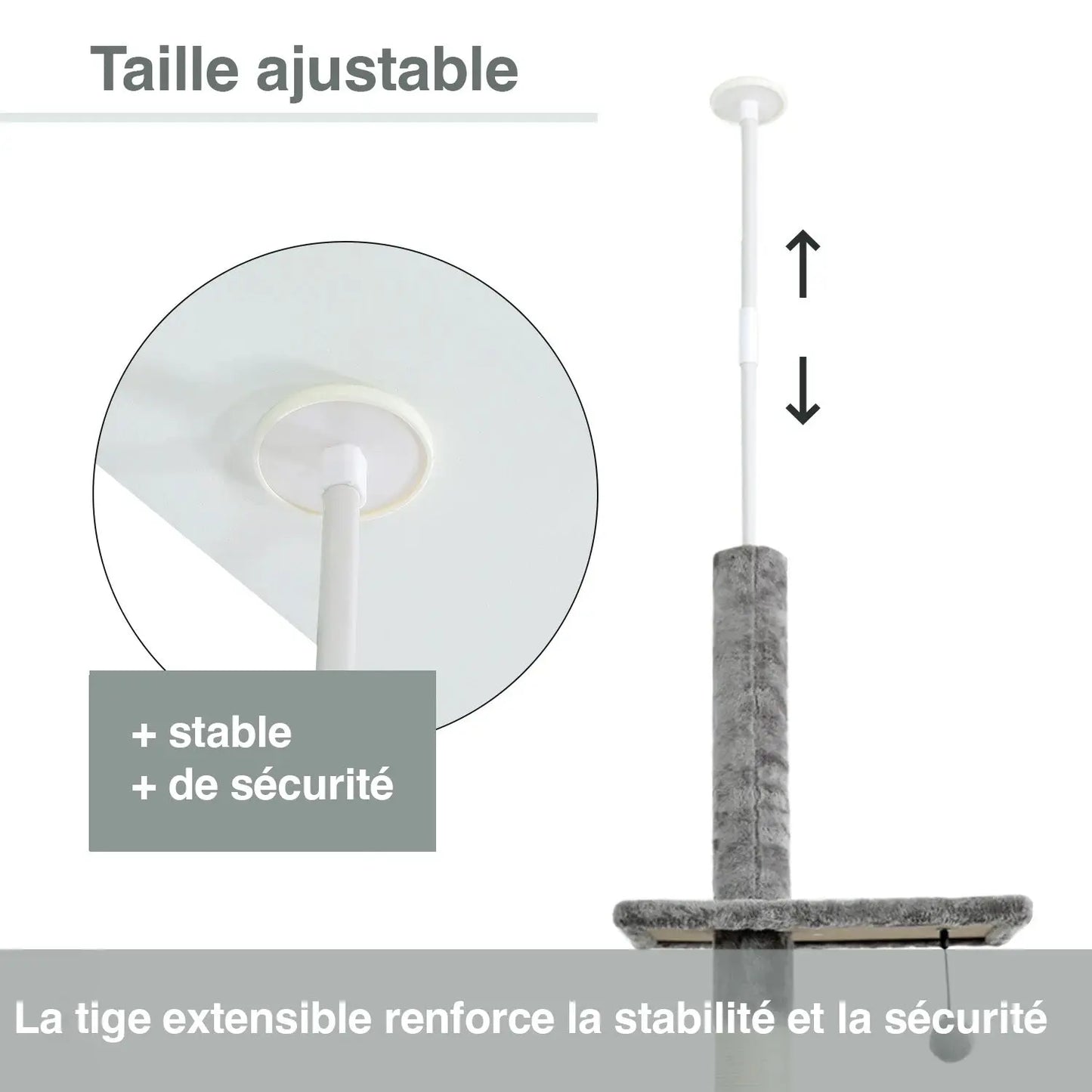 Arbre à chat Altura 274 cm Moustache & Cie