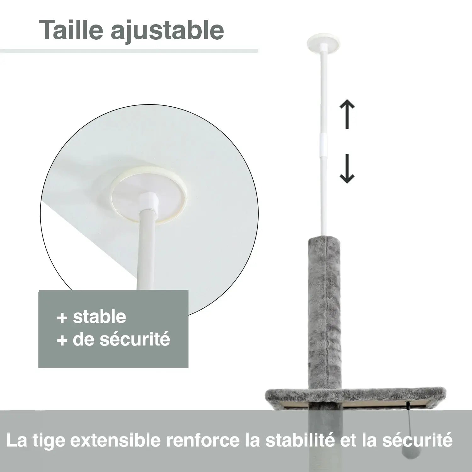 Arbre à chat Altura 274 cm Moustache & Cie