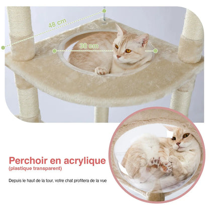 Arbre à chat Félinova ajustable Moustache & Cie
